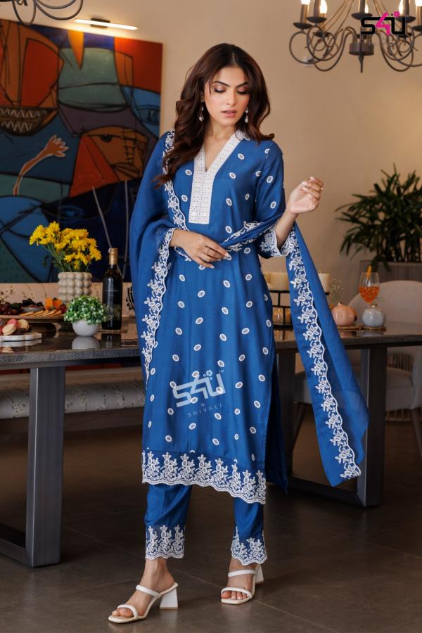 S4u Libas Vol 02 Designer Kurti Bottom With Dupatta Collection